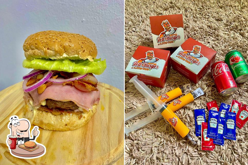 Hambúrguer em Jett burger