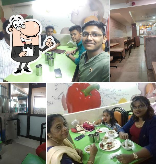 The interior of New Priti Family Restaurant