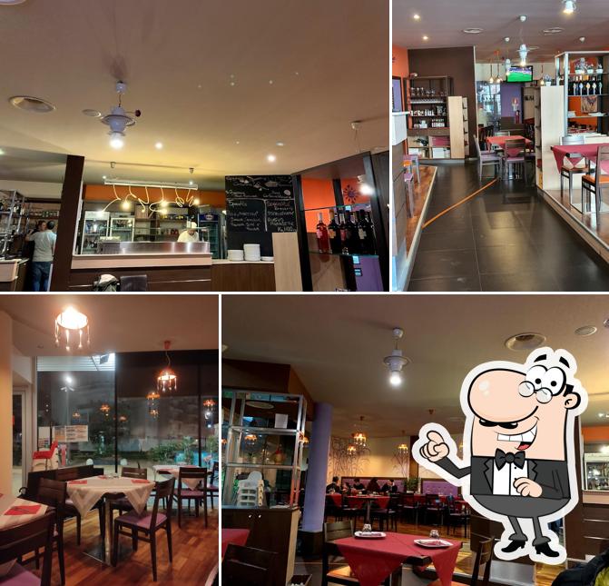 Gli interni di Più Komodo Ristopizza