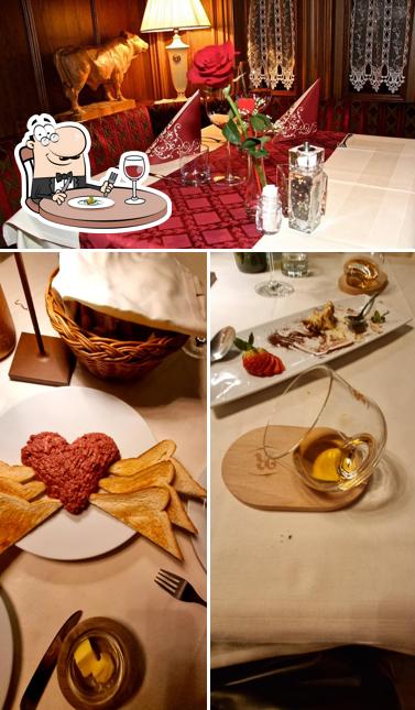 Dai un’occhiata alla foto che raffigura la cibo e interni di Armin's Grillstube