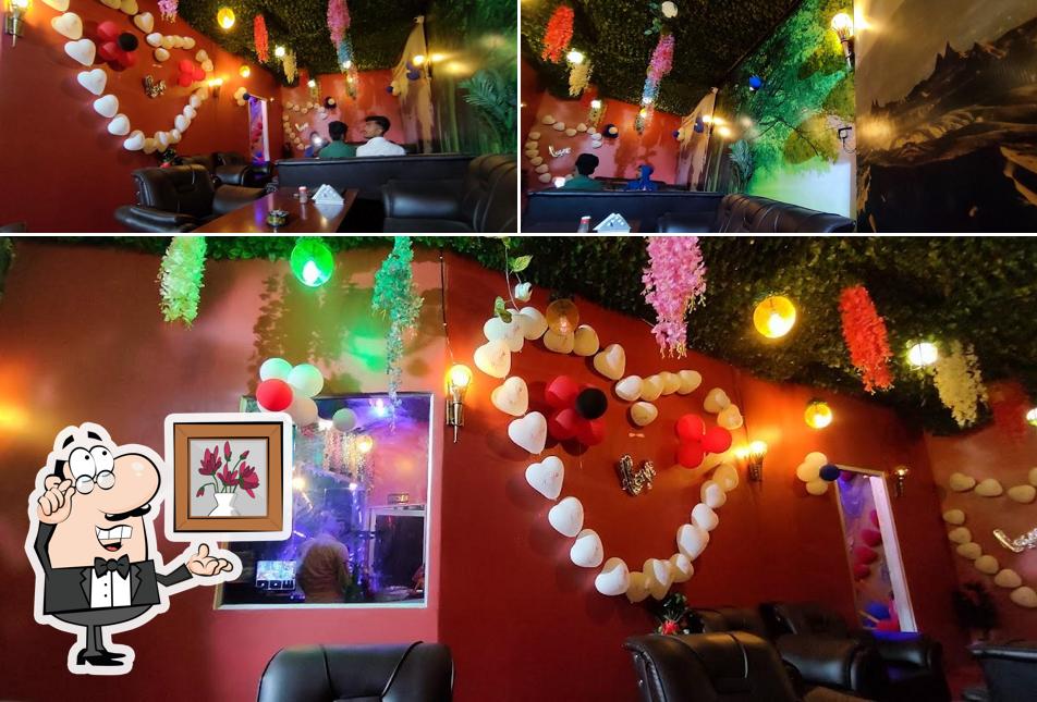 The interior of Bewafa Cafe & Restaurent