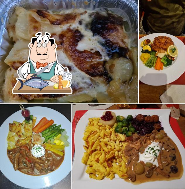 Salmone grigliato al Restaurant Kreuz