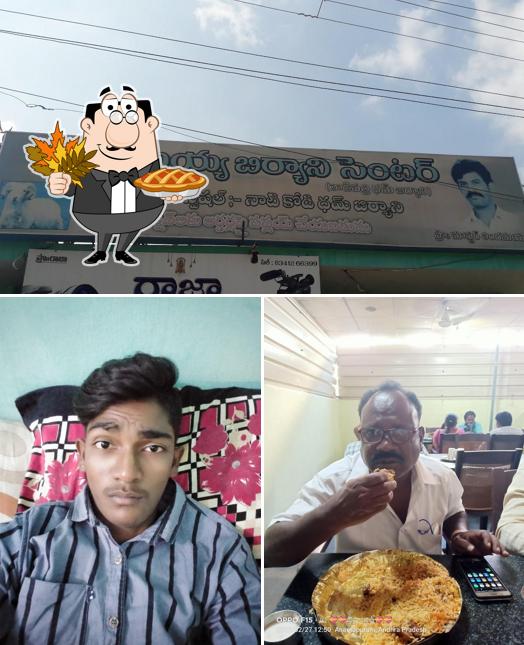 Look at the pic of Lingamaiah Biryani Centre