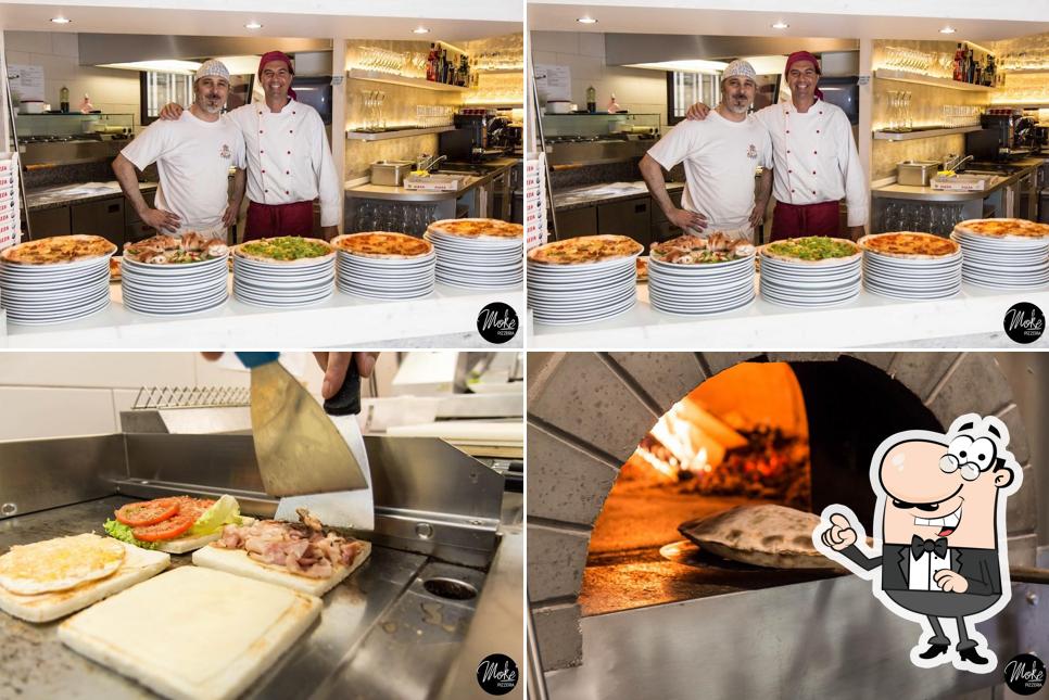 Dai un'occhiata agli interni di Mokè Pizzeria