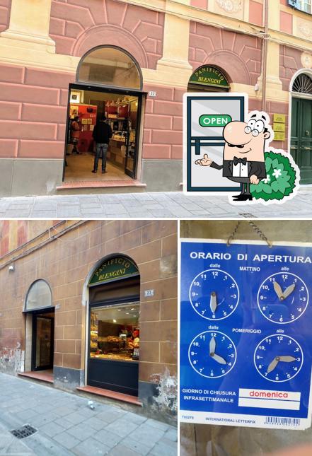 Gli esterni di Panificio Blengini
