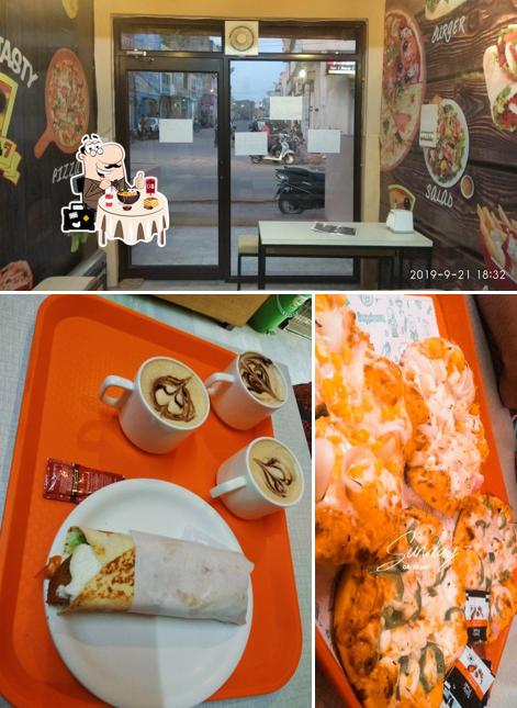 Food at Pizza seven