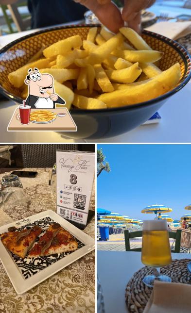 Patatine fritte al Ymca Beach Siderno