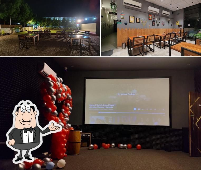 The interior of Studio Grill