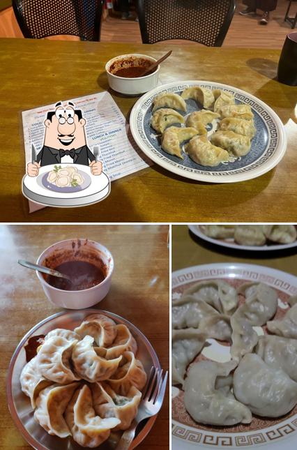 Dumplings at Tashi Yangzom Restaurant