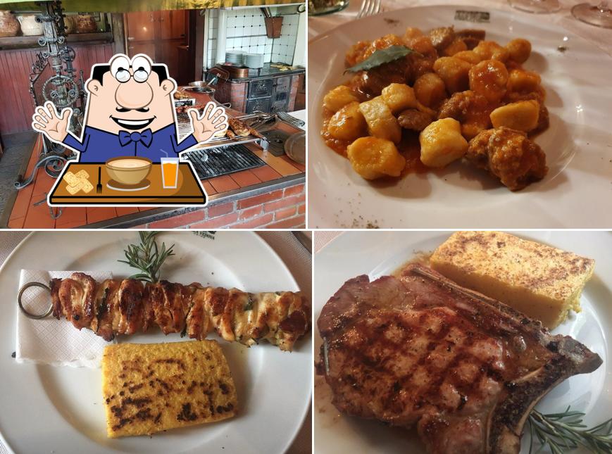 Platti al Trattoria Alla Vedova