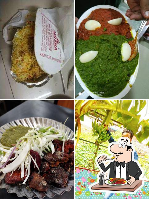 Meals at Amisha Restaurant