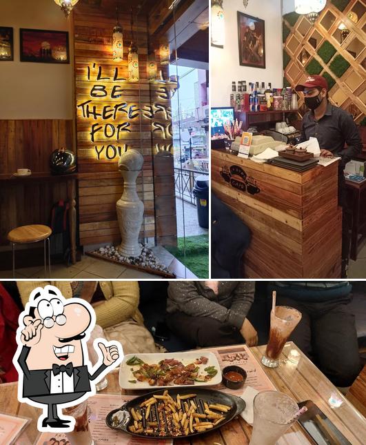 The interior of FRIENDS CAFE