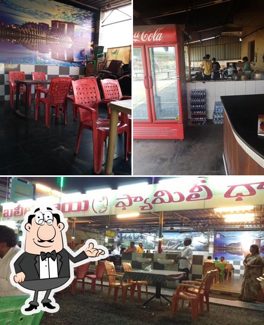 The interior of Khaleel Bhai Family Restaurant