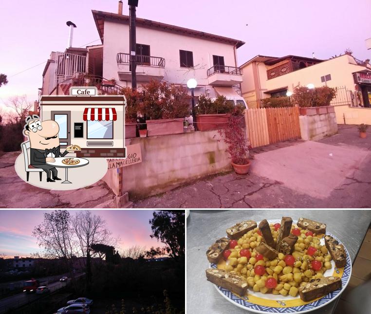 La foto della esterno e cibo di AL FONTANONE