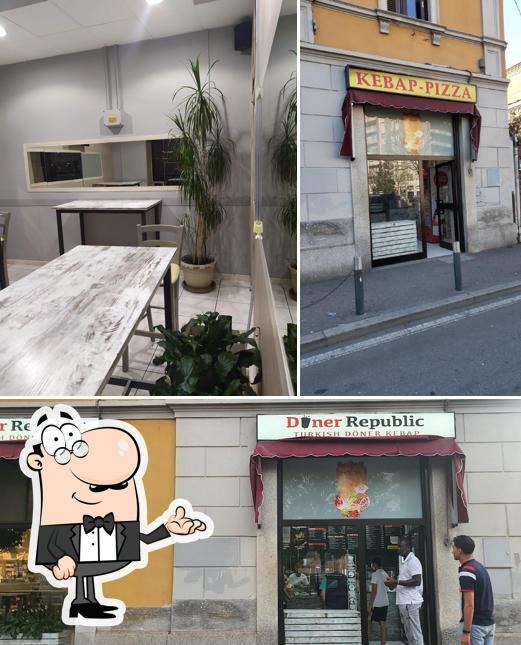 Gli interni di Döner Republic