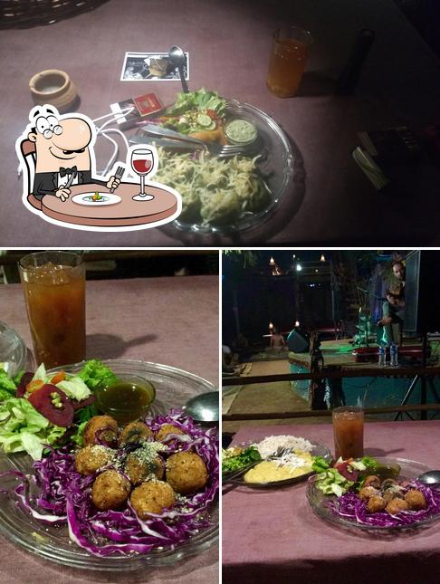 Meals at Organic Vibes Cafe