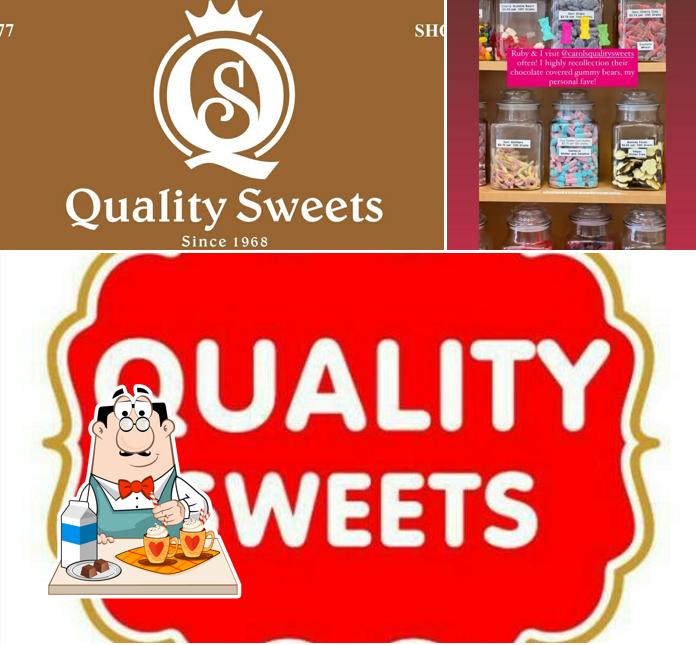 Enjoy a beverage at Quality Sweets