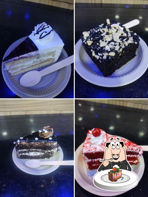 Chocolate cake at Raju Bakery