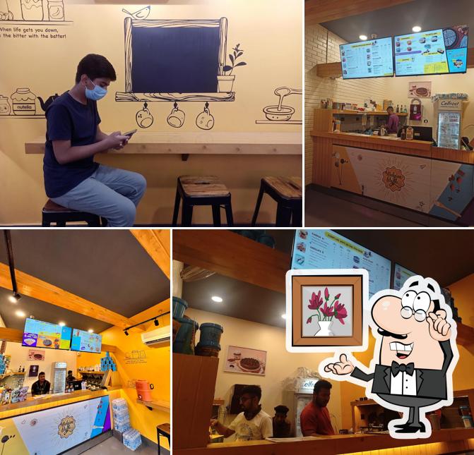 The interior of The Wafflemistr Co