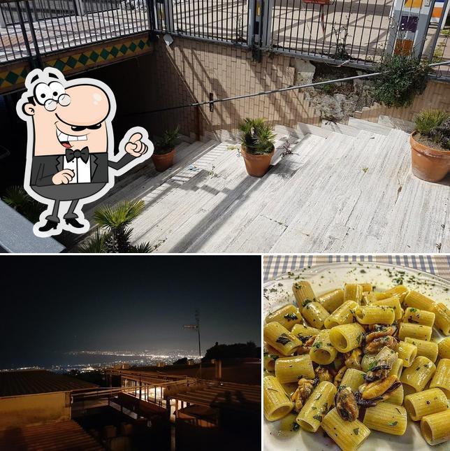 Dai un’occhiata alla immagine che presenta la esterno e cibo di Ristorante Casa Rossa Vesuvio