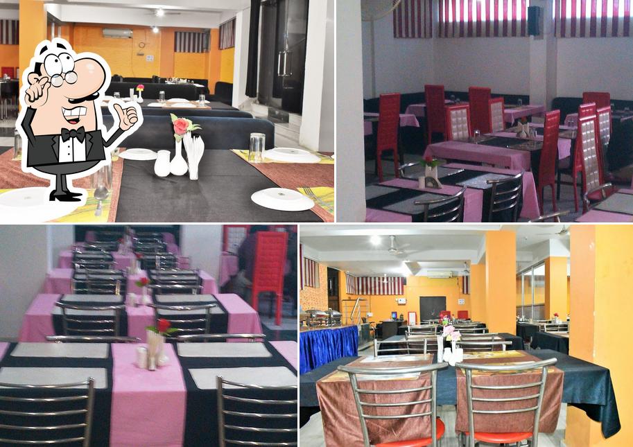 The interior of Saffron Restaurant