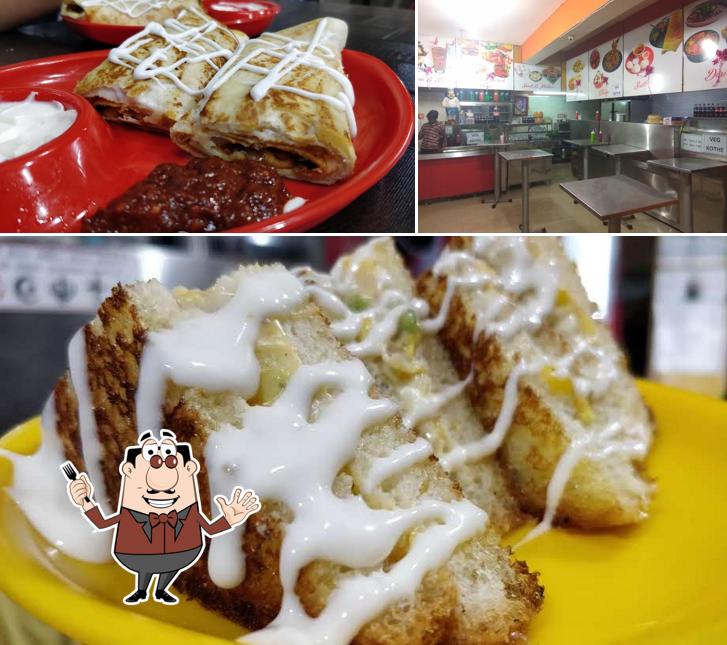 This is the photo depicting food and interior at Shobhit's Food Storm