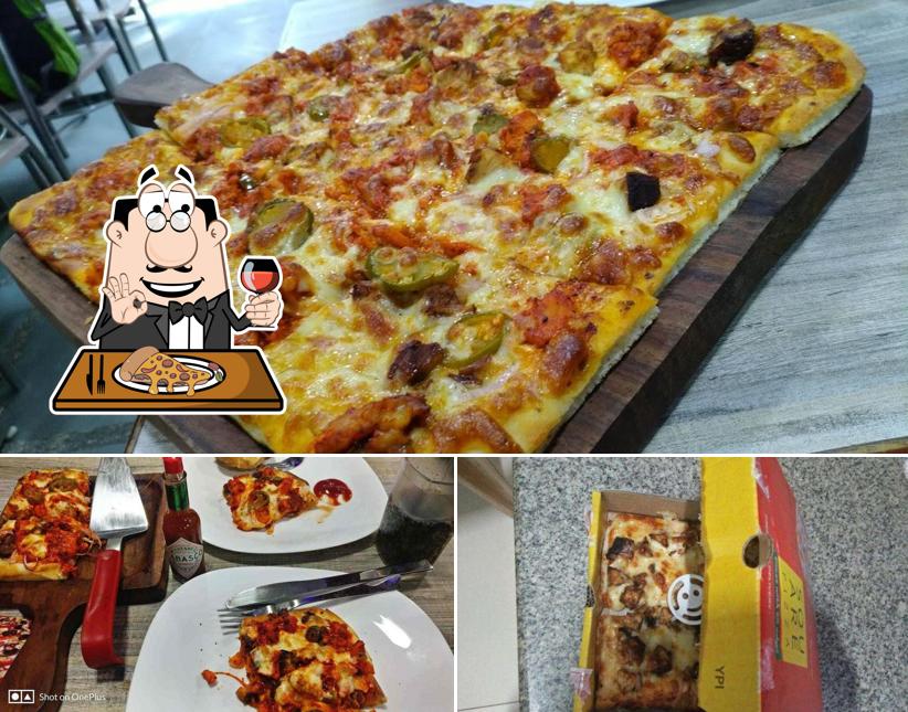 Pick various kinds of pizza