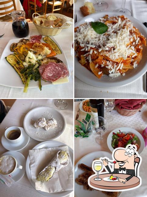 Cibo al Trattoria La Ruota