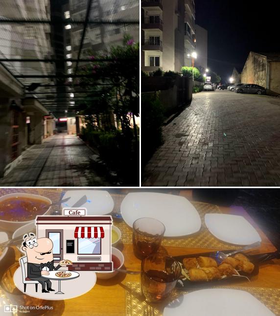 Check out the photo depicting exterior and beer at Namaste Restaurant - Opp. Prem Mandir, Vrindavan