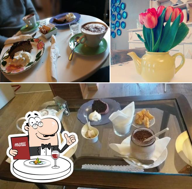 Tra le varie cose da Fiori a merenda si possono trovare la cibo e interni