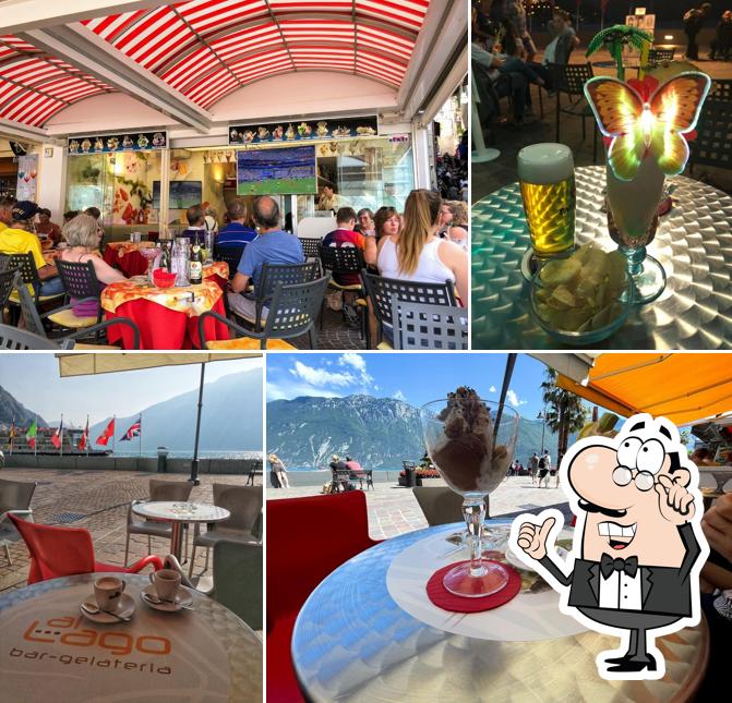Gli interni di Bar Gelateria Al Lago