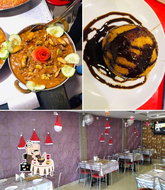 The restaurant's food and interior