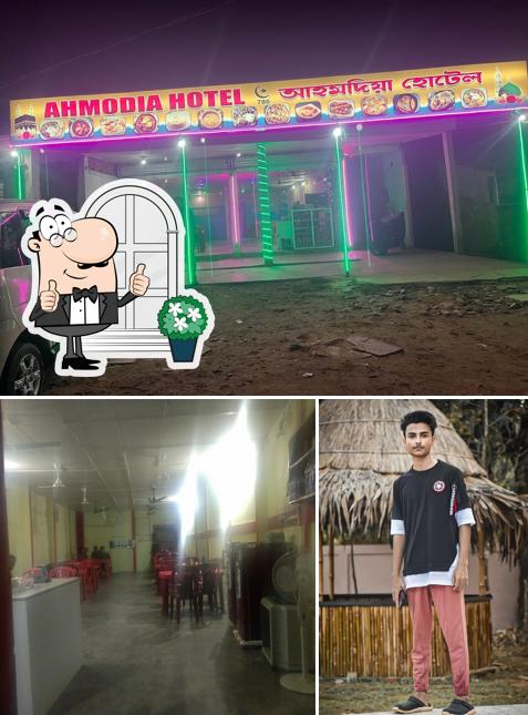 The exterior of Ahmodia Hotel