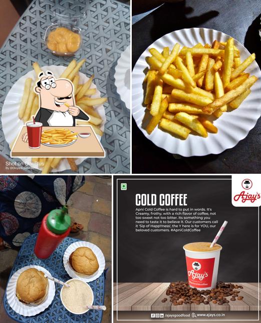 French fries at Ajay's Café - Fatehgunj, Baroda
