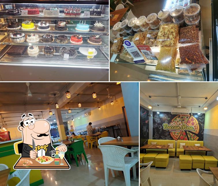 The photo of food and interior at Deccan Pizza