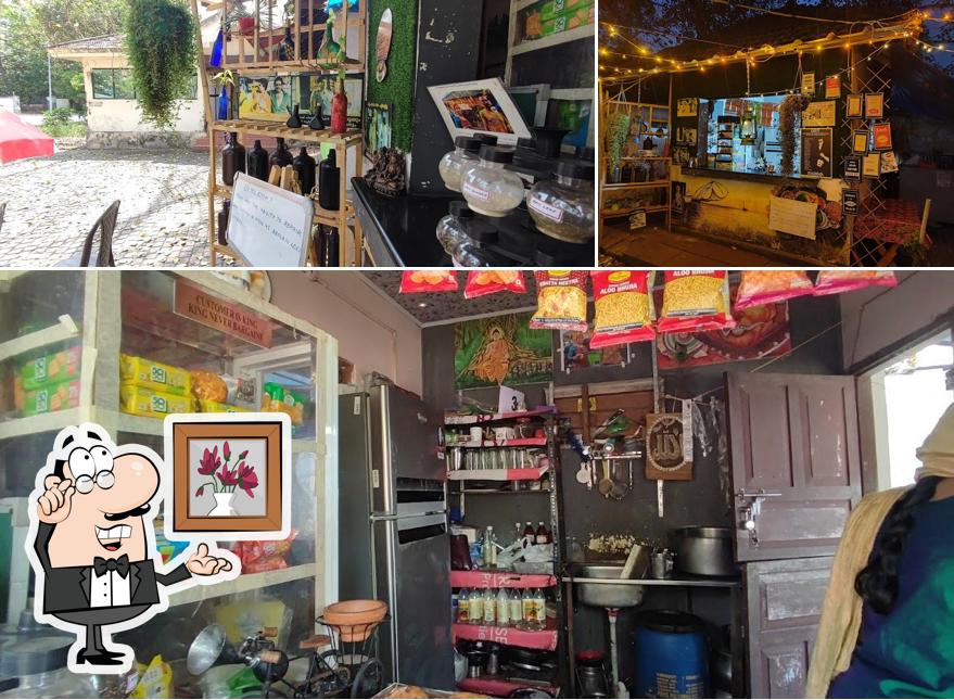 The interior of Dining island