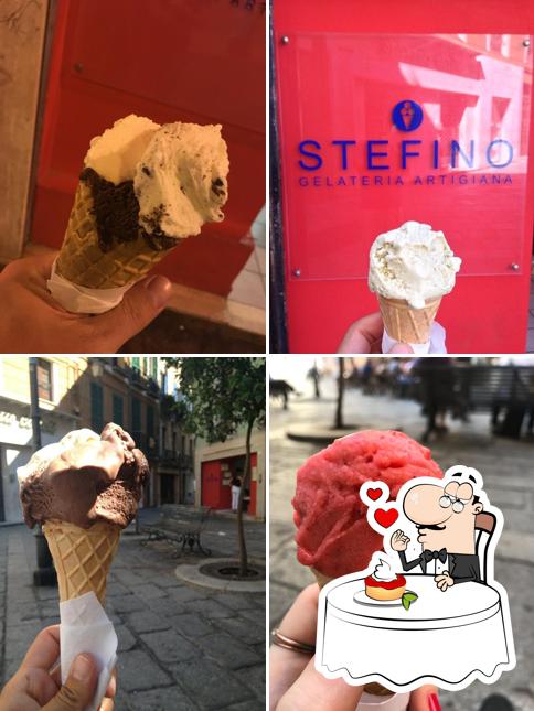 Gli Stefini - Gelateria Artigiana serve un'ampia selezione di dessert