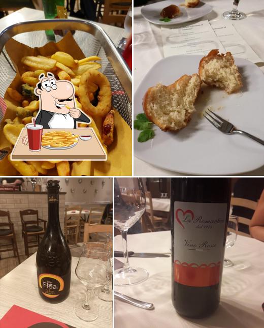 Patatine fritte al La Romantica Pizzeria