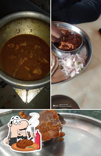Try out meat meals at Old Kalika Hotel