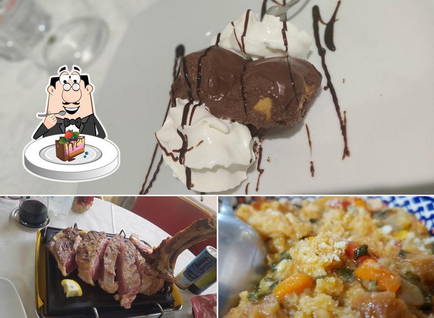 Torta al cioccolato al Ristorante Pizzeria “Hostaria Il Buco”