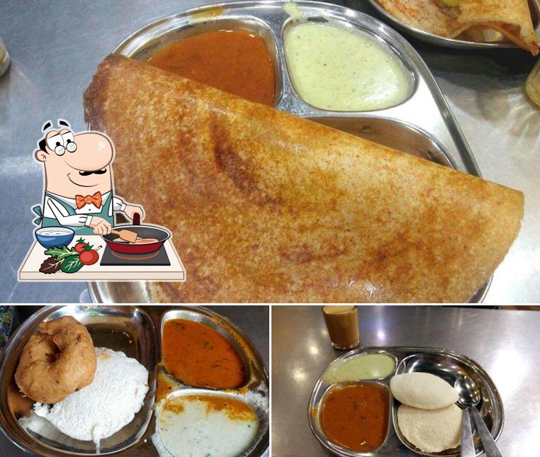 Chicken curry at Brahmins Veg Restaurant