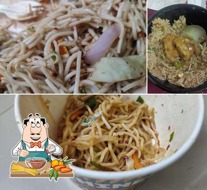 Spaghetti bolognese at Chinese Wok