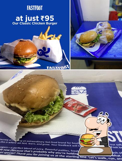 Try out a burger at Fast Foot
