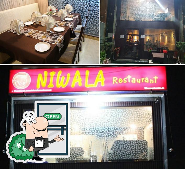 The restaurant's exterior and interior