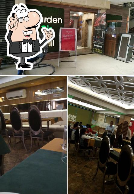 The interior of Garden Grill Restro & Open Lounge