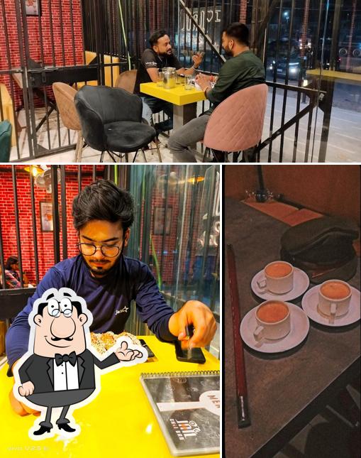 The interior of Jail chai bar karwi chitrakoot