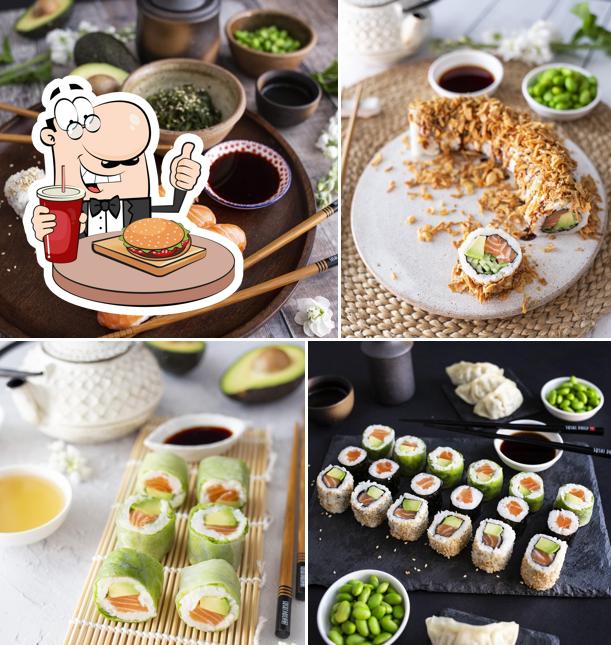 Ordina un hamburger a Sushi Daily Novara