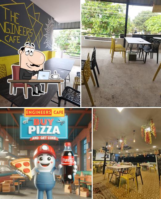 The interior of THE ENGINEERS CAFE