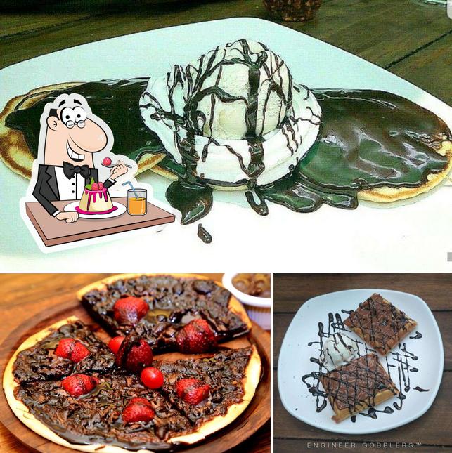 Sugar Russh Café serves a range of sweet dishes