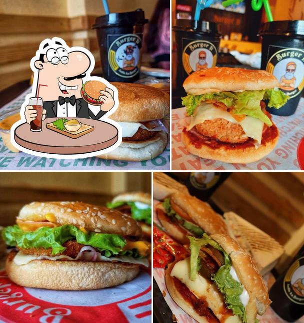 Get a burger at Burger Ji